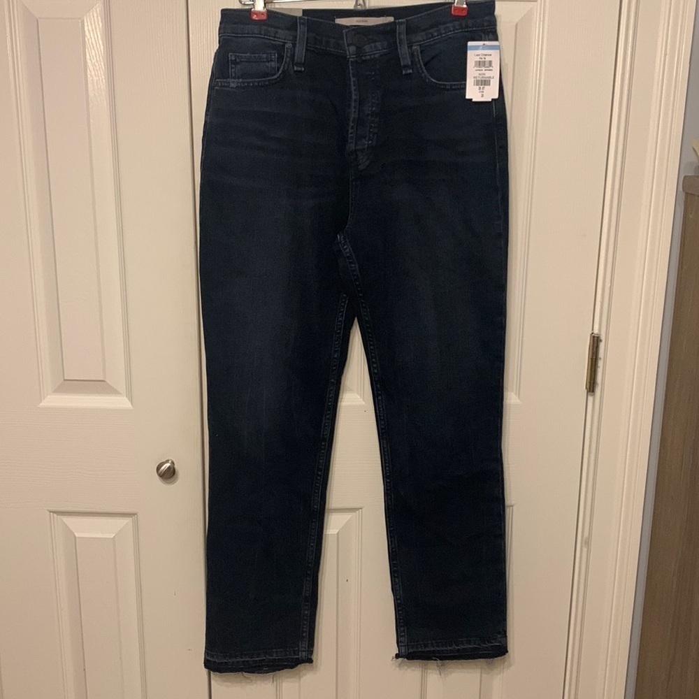 Hudson Holly High-Rise Straight Ankle Jeans
